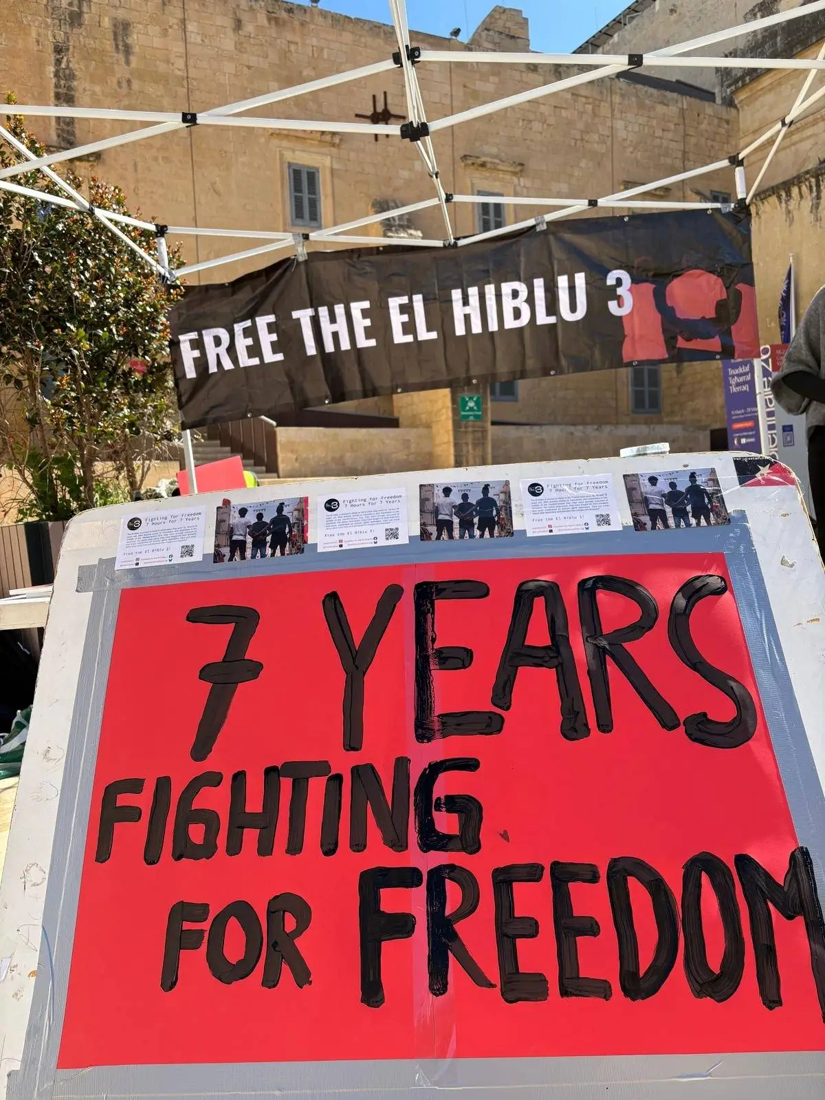Banner for the El Hiblu 3 Seven Hours for Seven Years